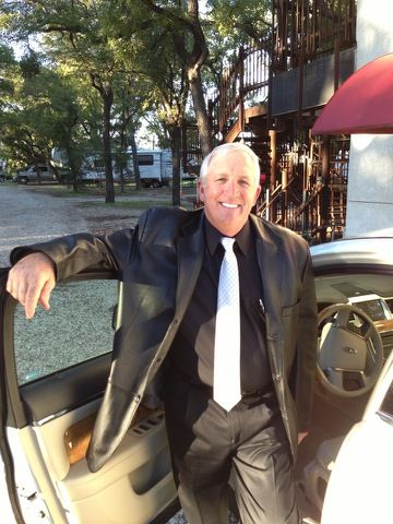 Mark Williams on the grounds of North Crest RV Park